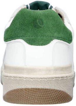 Björn Borg leren sneakers wit groen