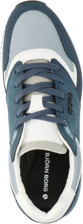 Björn Borg R140 BLK M suède sneakers blauw