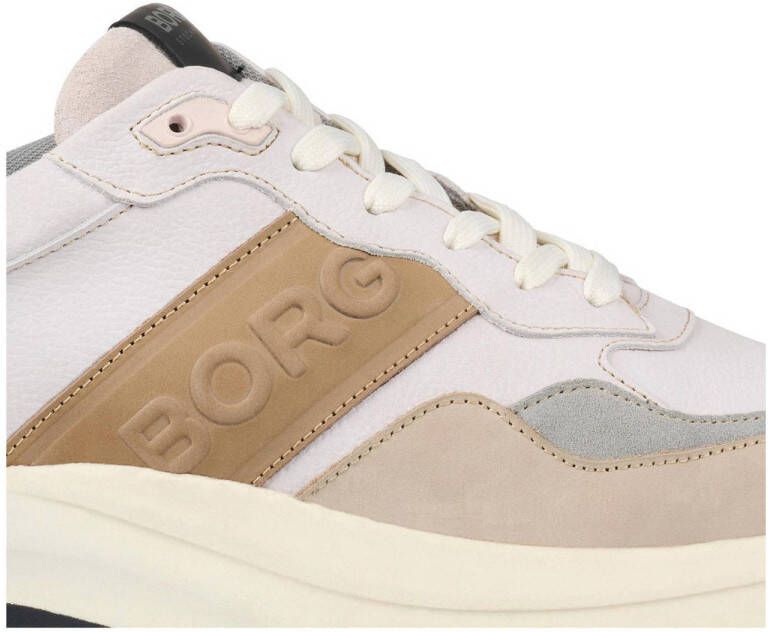 Björn Borg SL200 leren sneakers wit blauw