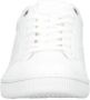 Björn Borg Deuce (T305) Sneaker Heren Witte Sneaker Lage Schoen Wit Zwart - Thumbnail 4