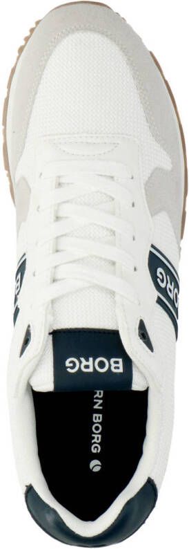 Björn Borg R455 sneakers wit donkerblauw