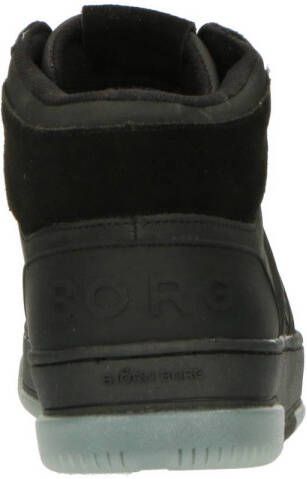 Björn Borg T2300 BO MID SUE W leren sneakers zwart