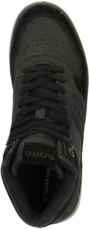 Björn Borg T2300 BO MID SUE W leren sneakers zwart