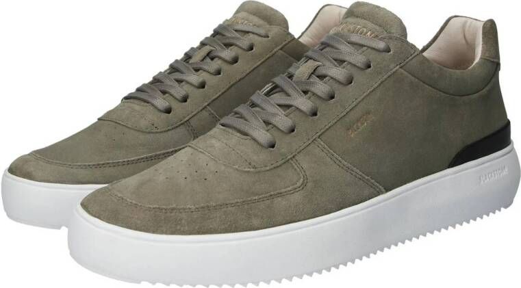 Blackstone Radley suède sneakers groen