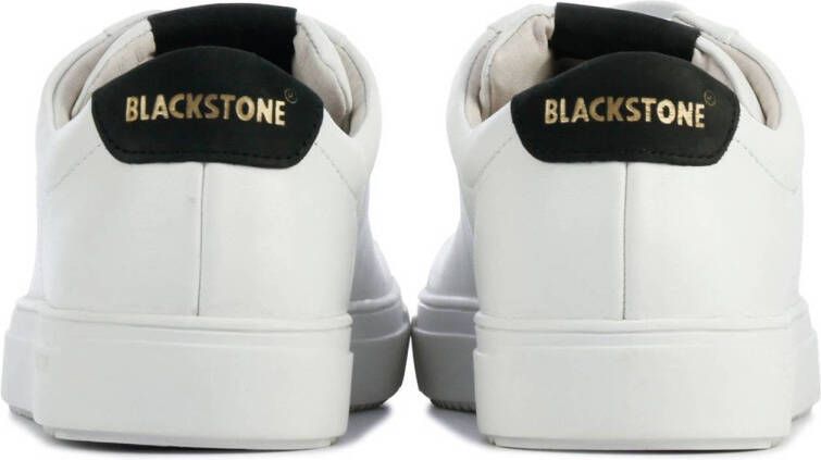 Blackstone RM50 nubuck sneakers wit zwart