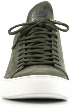Blackstone SG38 suède sneakers groen