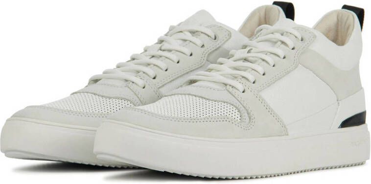 Blackstone XG73 leren sneakers wit