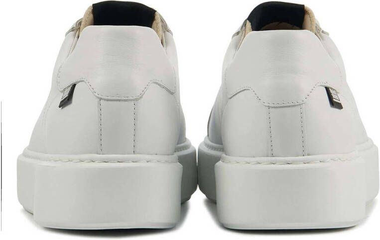 Blackstone XL21 leren sneakers wit