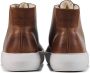 BLACKSTONE Hoge Sneakers Heren Yg09 Maat: 47 Materiaal: Leer Kleur: Bruin - Thumbnail 6