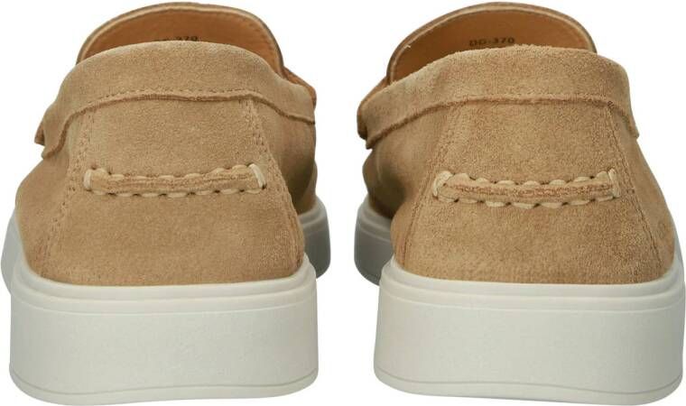 Blackstone Zuko Enzo suède loafers donker beige