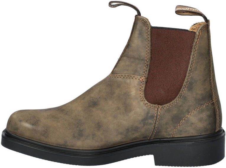 BLUNDSTONE 1306 nubuck chelsea boots bruin