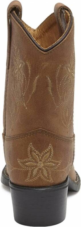 Bootstock Dolly leren cowboylaarzen bruin