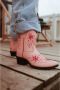 Bootstock Dolly leren cowboylaarzen roze - Thumbnail 2