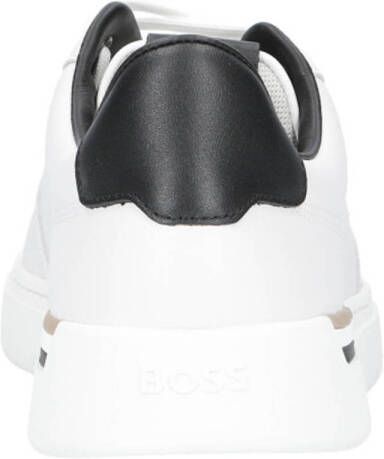 BOSS leren sneakers wit