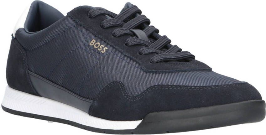 BOSS Titanium sneakers donkerblauw