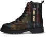 Braqeez Belle Boot Meisjes Biker Boots Multi Leer Veters - Thumbnail 3