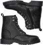 Braqeez Bowie Boston leren veterboots zwart Meisjes Leer 28 - Thumbnail 1