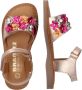 Braqeez Cally Call leren sandalen lichtroze Meisjes Leer Bloemen 25 - Thumbnail 3