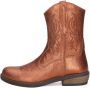 Braqeez 423730-937 Meisjes Cowboy Boots Bruin Leer Veters - Thumbnail 3