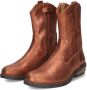 Braqeez 423730-937 Meisjes Cowboy Boots Bruin Leer Veters - Thumbnail 4