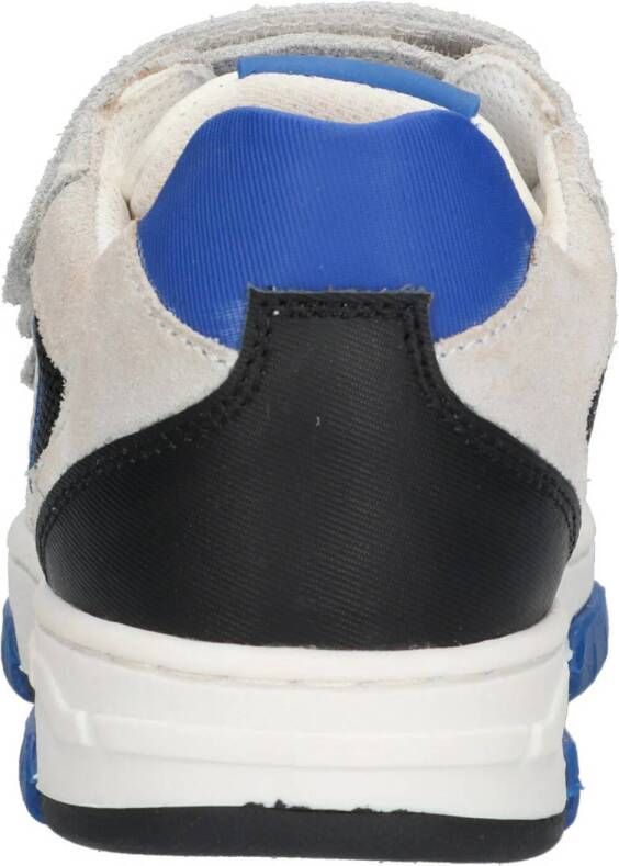 Braqeez Cody Chicago leren sneakers blauw