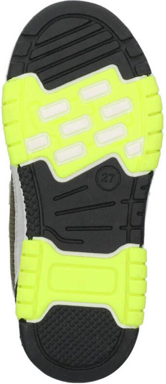Braqeez Cody Chicago leren sneakers grijs