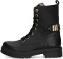 Braqeez 425761-589 Meisjes Veterboots Zwart Leer Veters - Thumbnail 2