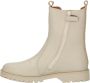 Braqeez 422774-602 Meisjes Chelsea Boots Beige Leer Ritssluiting - Thumbnail 6