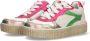 Braqeez 425230-996 Meisjes Lage Sneakers Roze Leer Veters - Thumbnail 3