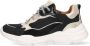 Braqeez River Run chunky leren sneakers zwart Meisjes Leer Meerkleurig 28 - Thumbnail 1