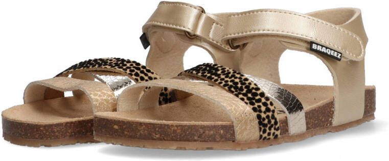Braqeez Sammy Sand sandalen champagne