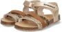 Braqeez Sammy Spain leren sandalen champagne Wit Meisjes Leer Meerkleurig 34 - Thumbnail 4