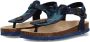 Braqeez Sammy Spain Jongens Sandalen Blauw Imitatieleer Gesp - Thumbnail 4