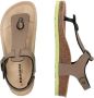 Braqeez Sammy Spain sandalen taupe Bruin Jongens Imitatieleer Effen 30 - Thumbnail 3