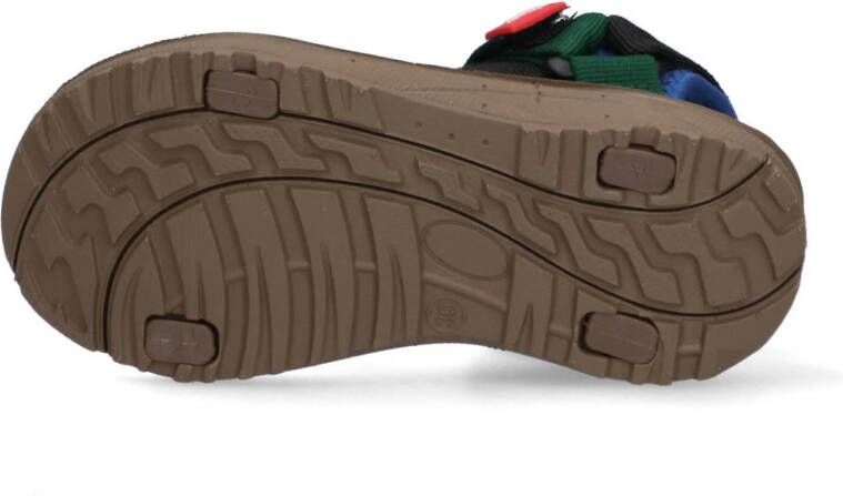 Braqeez sandalen donkerblauw groen