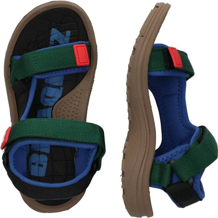 Braqeez sandalen donkerblauw groen