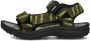 Braqeez Sky Sport Jongens Sportsandalen Groen Textiel Klittenband - Thumbnail 3