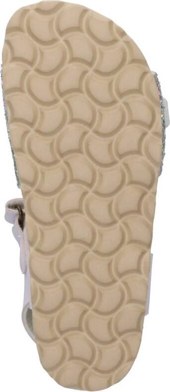 Braqeez Sanne Spain leren sandalen lila