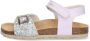 Braqeez Sanne Spain leren sandalen lila Paars Meisjes Leer Meerkleurig 34 - Thumbnail 5