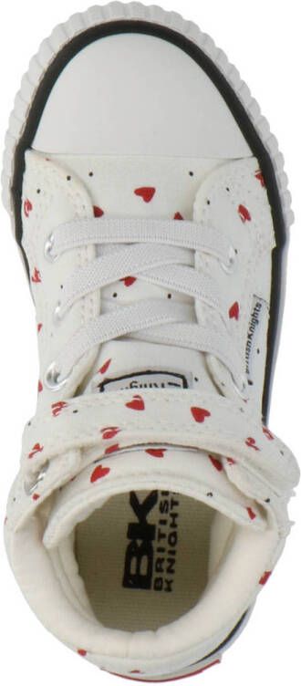 British Knights Dee sneakers wit rood
