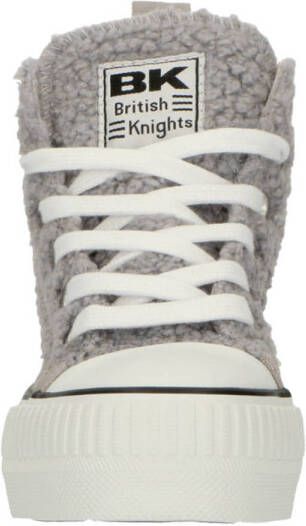 British Knights Kaya Mid teddy sneakers grijs