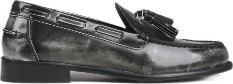 BRONX Friz-O leren loafers zwart