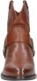 Bronx Elegante Enkellaars met Metalen Details Brown Dames - Thumbnail 4
