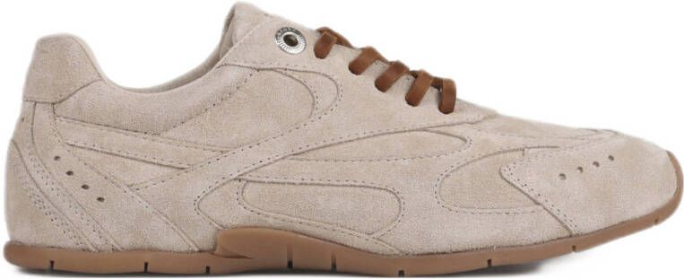 BRONX Myr-aa suède sneakers beige