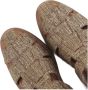Bronx Bonx dames fisherman sandaal gevlochten goudkleurig - Thumbnail 5