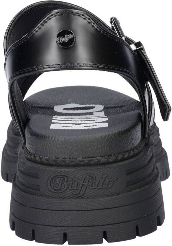 Buffalo Lennox chunky sandalen zwart