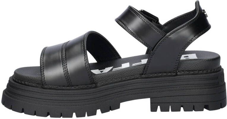 Buffalo Lennox chunky sandalen zwart