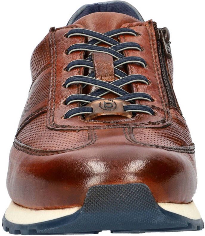 Bugatti leren sneakers cognac