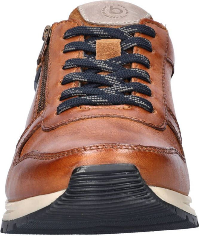 Bugatti leren sneakers cognac