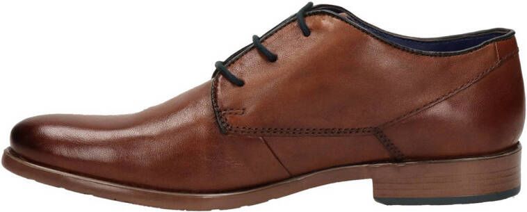 Bugatti Licio leren veterschoenen cognac